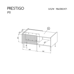 PRESTIGO P11 STOLIK