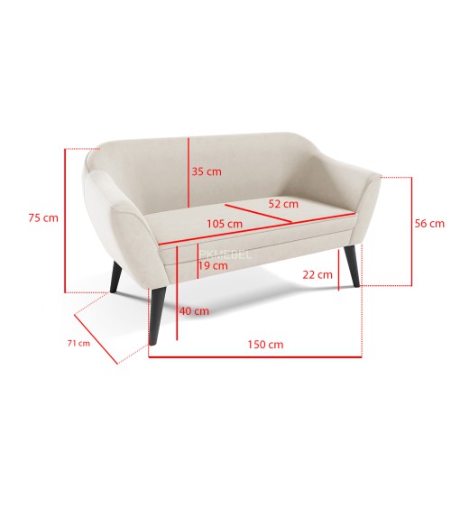 Sofa 28 - 167 w Sofy tapicerowane / AREX5545_61342_VON