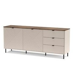 Komoda dwudrzwiowa z 3 szufladami EVO