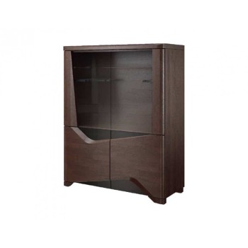 RIMINI - SZAFKA Z BARKIEM 2D2DS Z OŚWIETLENIEM