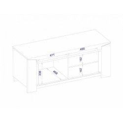 SEMPRE - SZAFKA RTV MINI