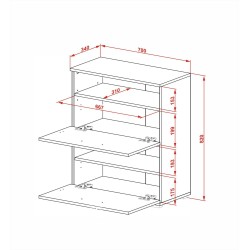 HA - LIMA ST3 szafka na buty