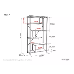 SIG - REGAŁ NET A