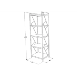 SIG - REGAŁ TABLO R5