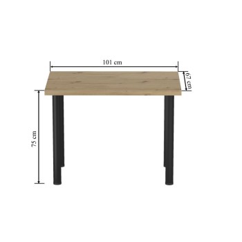 FUR - STÓŁ ST(B)-FX (67x101)