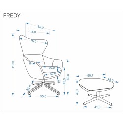 HA - FOTEL FREDY