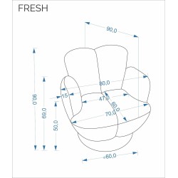 HA - FOTEL FRESH