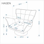 HA - FOTEL HAGEN