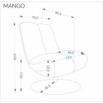 HA - FOTEL MANGO
