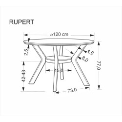 HA - STÓŁ RUPERT
