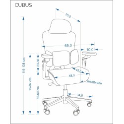HA - FOTEL GABINETOWY CUBUS