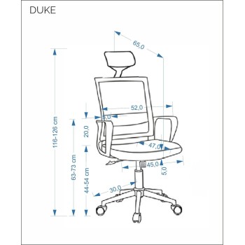 HA - FOTEL GABINETOWY DUKE