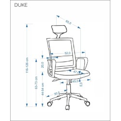 HA - FOTEL GABINETOWY DUKE