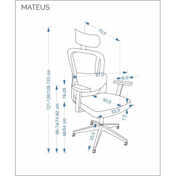 HA - FOTEL GABINETOWY MATEUS