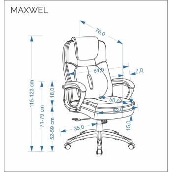 HA - FOTEL GABINETOWY MAXWEL