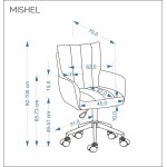 HA - FOTEL OBROTOWY MISHEL