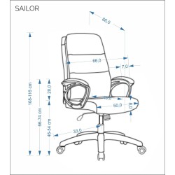 HA - FOTEL OBROTOWY SAILOR
