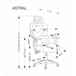 HA - FOTEL GABINETOWY ASTRAL