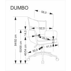 HA - FOTEL OBROTOWY DUMBO