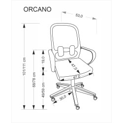 HA - FOTEL GABINETOWY ORCANO