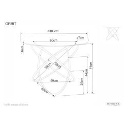 SIG - STÓŁ ORBIT