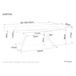 SIG - STÓŁ NORTON