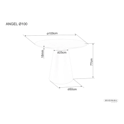 SIG - STÓŁ ANGEL 100