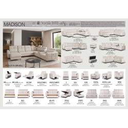 NAROŻNIK MODUŁOWY MADISON OT(P)-2F-R-1-BR-1E(L)
