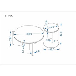 HA - DIUNA ZESTAW 2 ŁAW