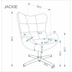 HA - FOTEL JACKIE