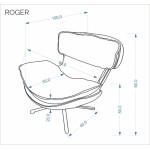 HA - FOTEL ROGER