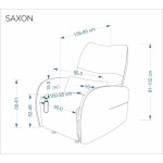 HA - FOTEL SAXON