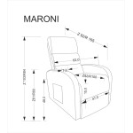 HA - FOTEL MARONI