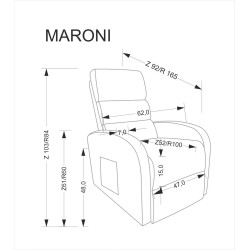 HA - FOTEL MARONI