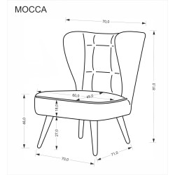 HA - FOTEL MOCCA