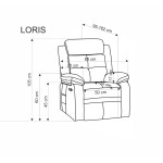 HA - FOTEL LORIS