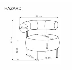 HA - FOTEL HAZARD
