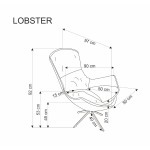 HA - FOTEL LOBSTER