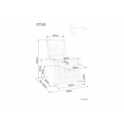 SIG - FOTEL OTUS RAVEN