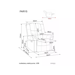 SIG - FOTEL PARYS RAVEN