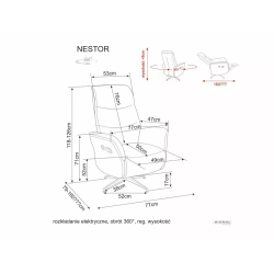 SIG - FOTEL NESTOR RAVEN