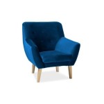 SIG - FOTEL NORDIC 1 VELVET