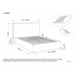 SIG - ŁÓŻKO LUMIA RAVEN (140)