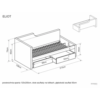 SIG - ŁÓŻKO ELITO VELVET  (120)