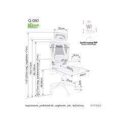 SIG - FOTEL OBROTOWY Q-080M